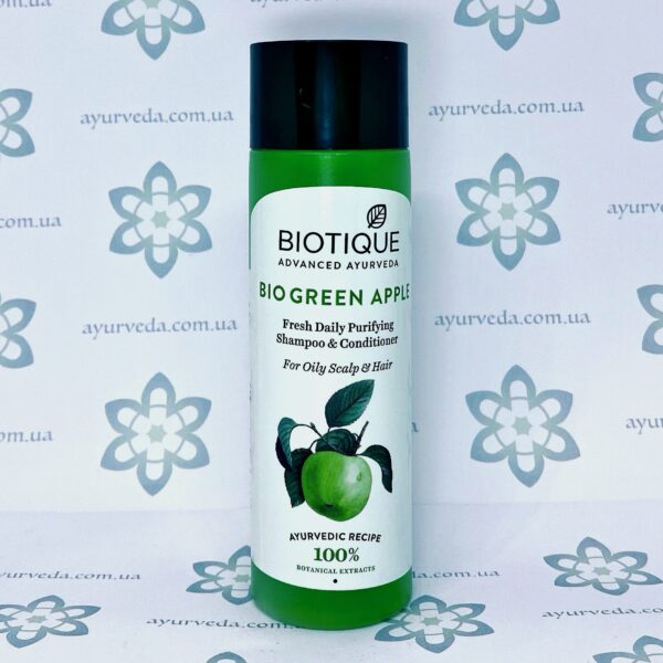Biotique Bio Green Apple (Шампунь-кондиционер "Био Зеленое Яблоко") 120 мл.