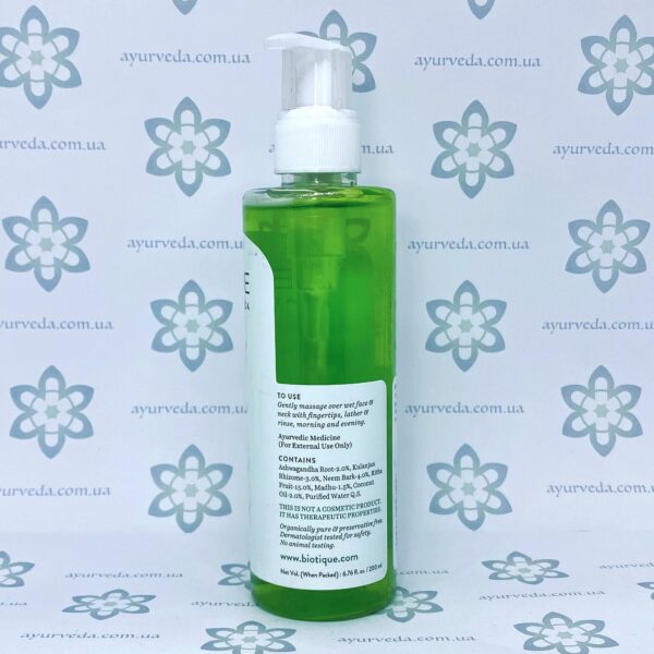 Biotique Bio Neem (Антибактериальный гель для умывания Био Ним) 200 мл.