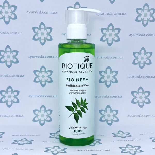 Biotique Bio Neem (Антибактериальный гель для умывания Био Ним) 200 мл.