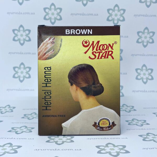 Moon Star Herbal Henna Brown (Хна для волосся Мун Стар) 6х10 гр.