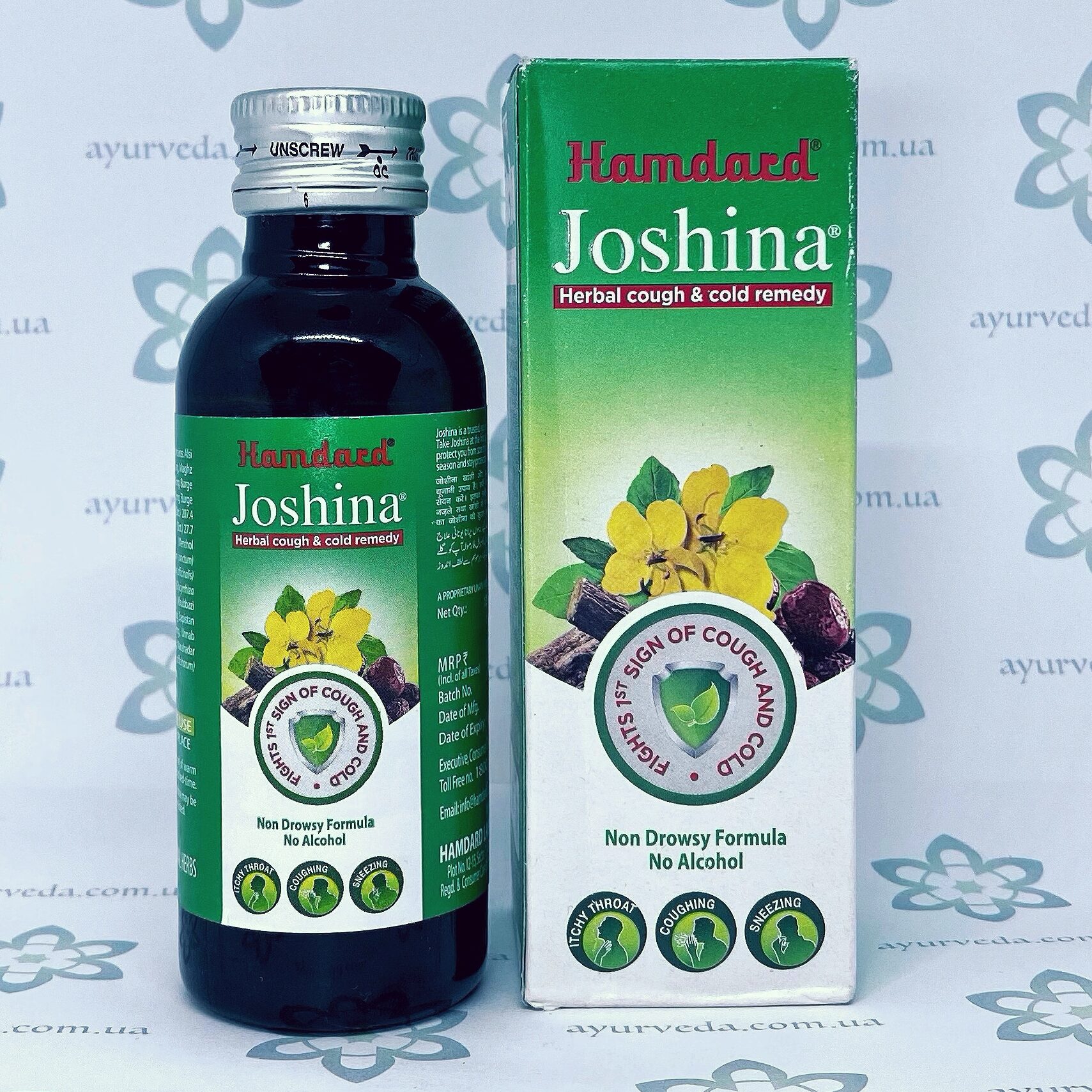 Joshina Hamdard (Сироп от кашля Джошина) 100 мл.