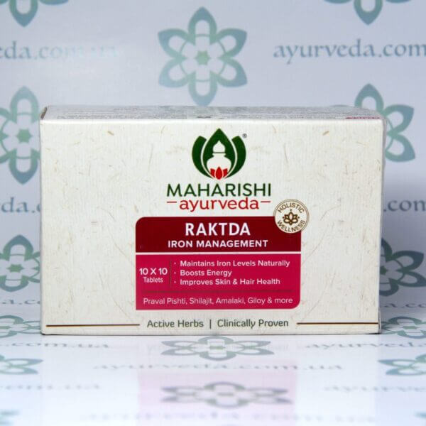 Raktda Maharishi Ayurveda (Рактда) 100 таб.