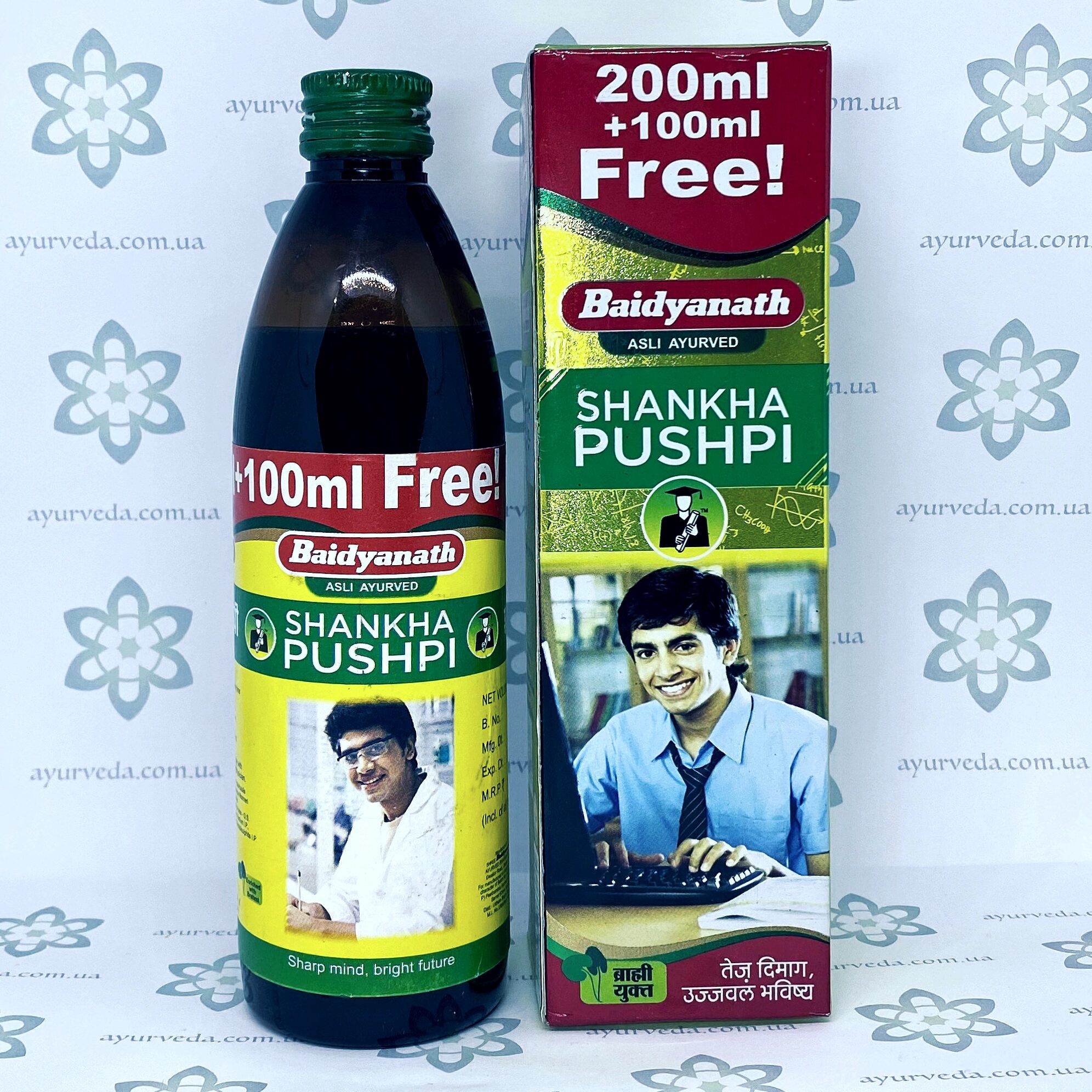 Shankhа Pushpi syrup Baidyanath (тонизирующий сироп Шанкха Пушпи) 300 мл.
