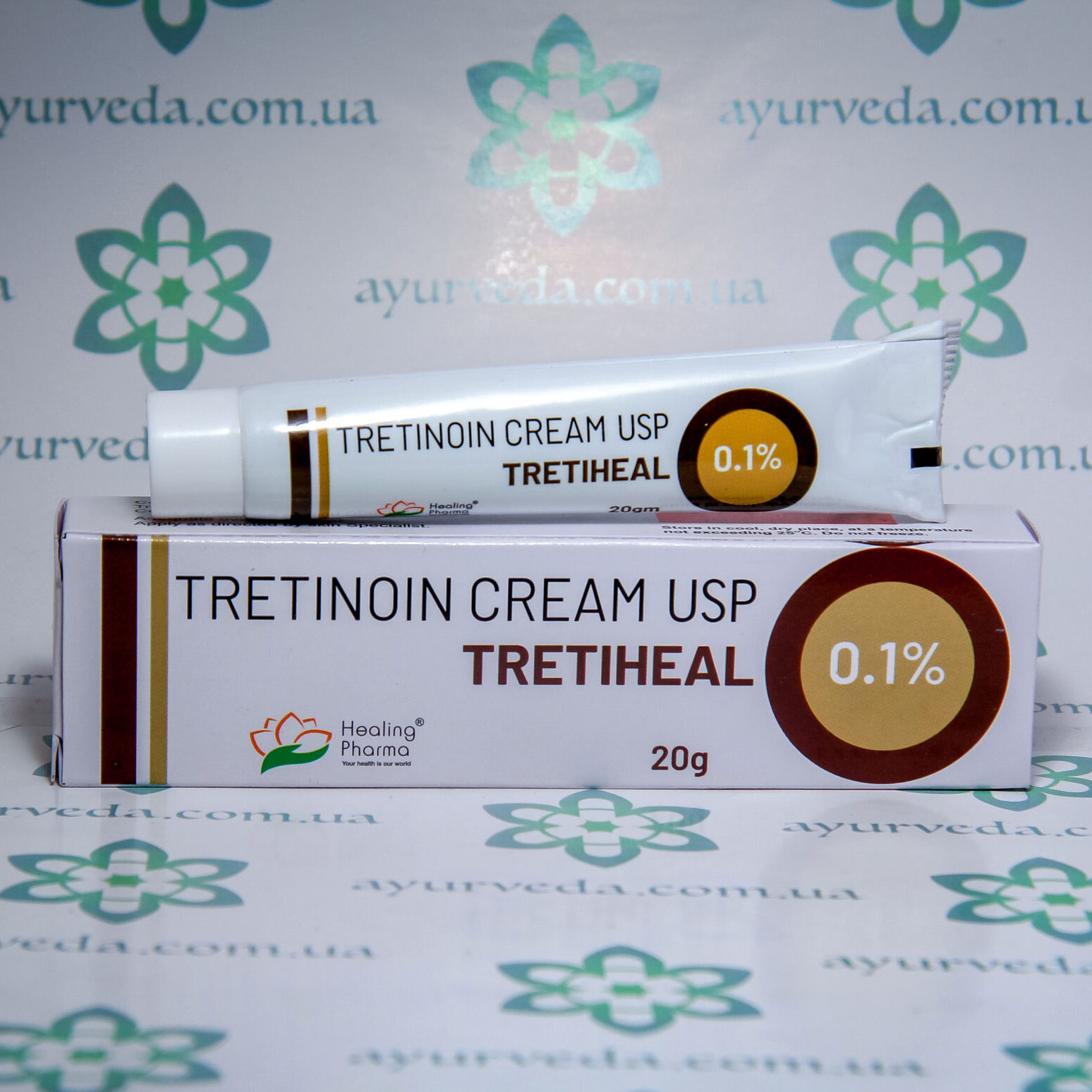 Tretinoin cream (Tretiheal) 0,1_ Healing Pharma (Крем Третіноін) 20 г. 1
