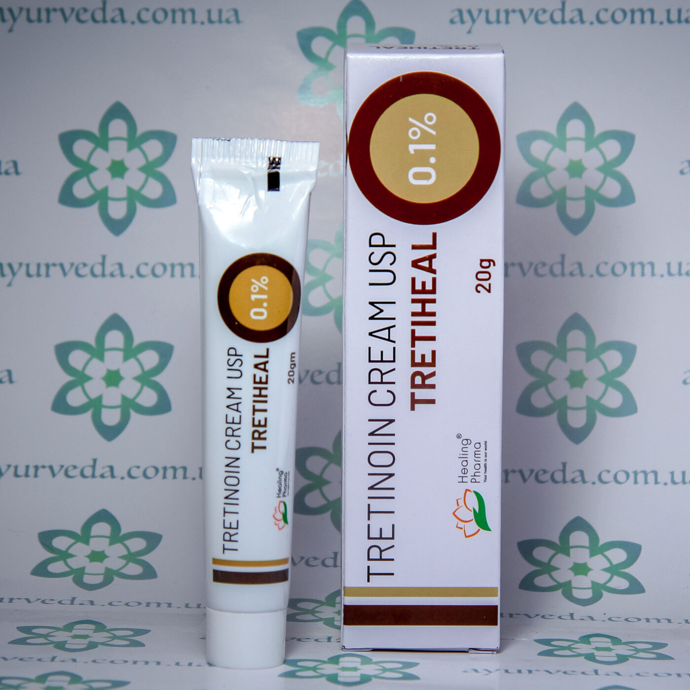 Tretinoin cream (Tretiheal) 0,1_ Healing Pharma (Крем Третіноін) 20 г. 2