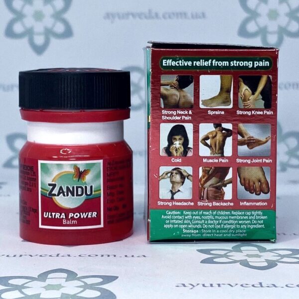 Ultra Power Balm Zandu (Бальзам болеутоляющий Ультра Сила) 8 мл.